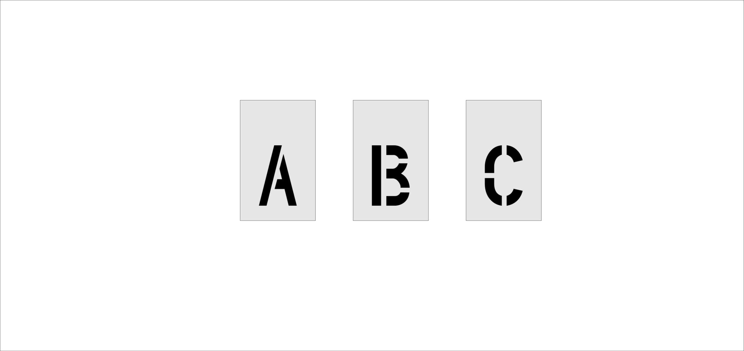 4-Inch Alphabet Kit