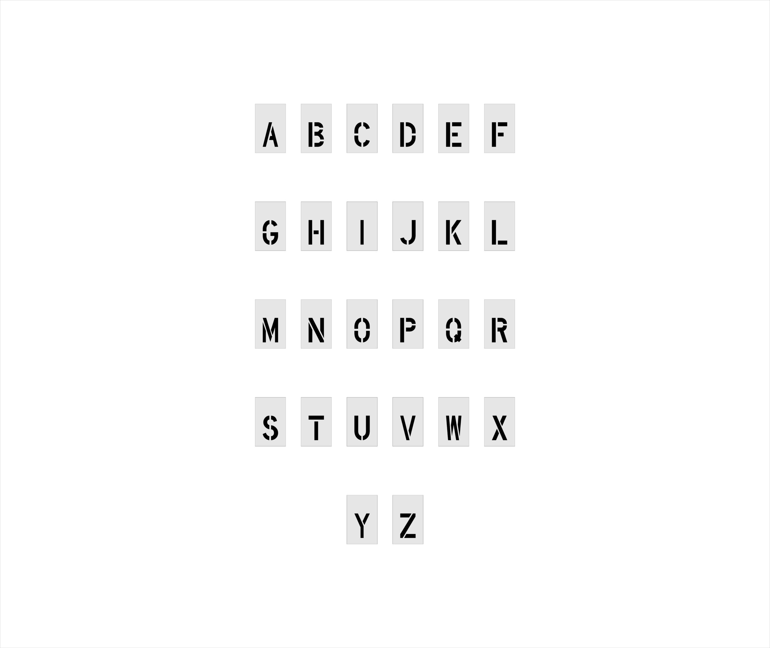 4-Inch Alphabet Kit - Image 2