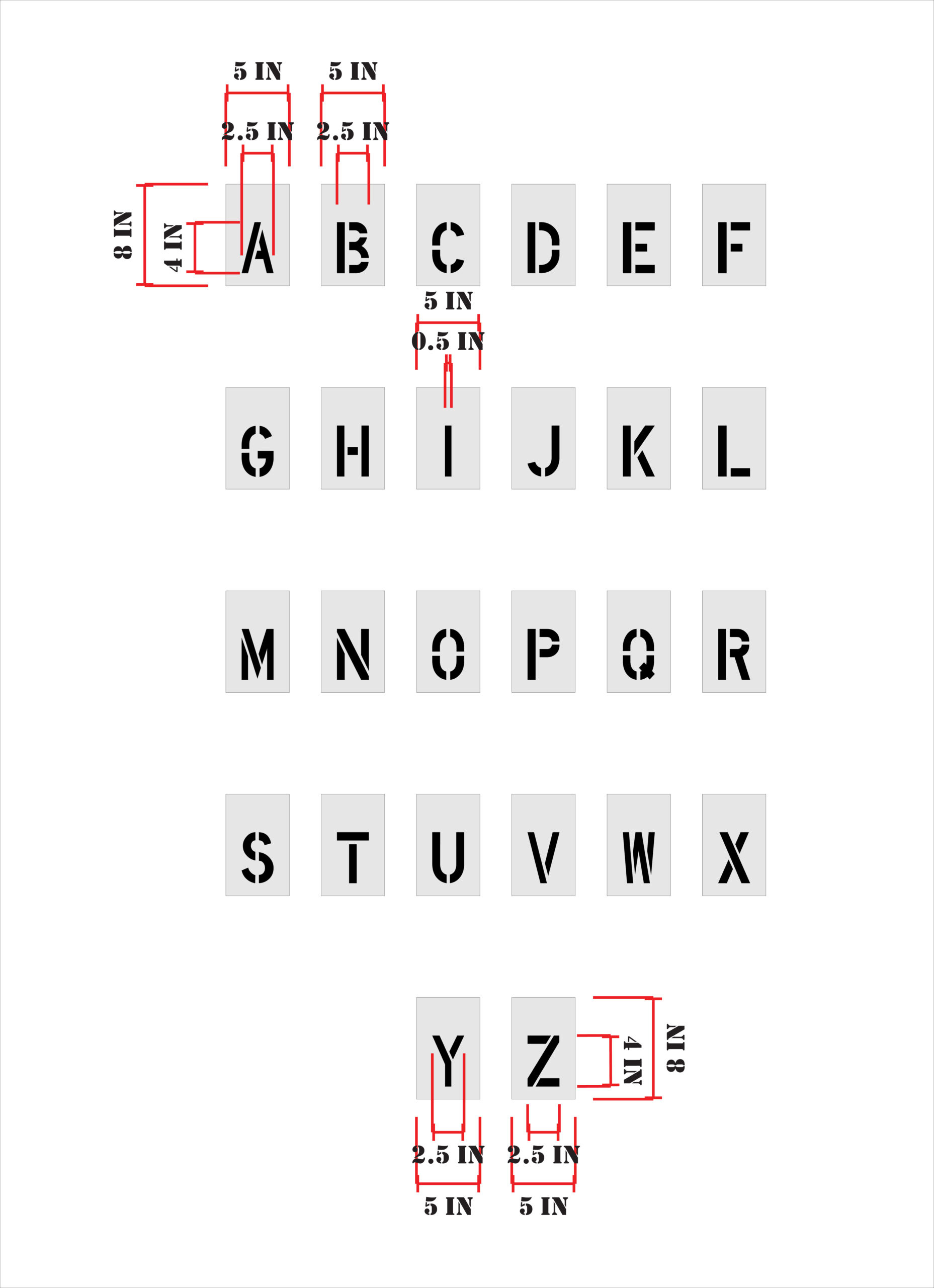4-Inch Alphabet Kit - Image 3