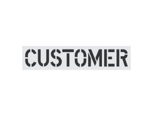 12-Inch Customer Stencil-Thumbnail