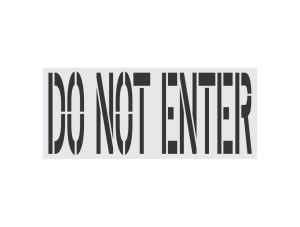 36 x 90 Do Not Enter Stencil-Thumbnail