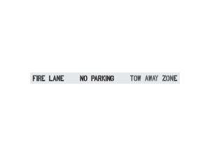 4-Inch Fire Lane No Parking Tow Away Zone Stencil-Thumbnail
