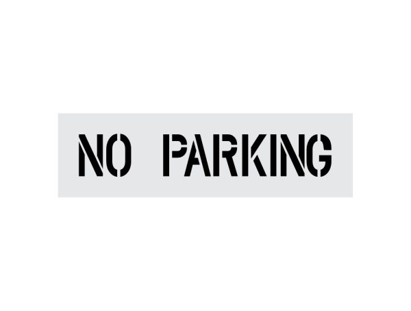 4-Inch No Parking Stencil-Thumbnail