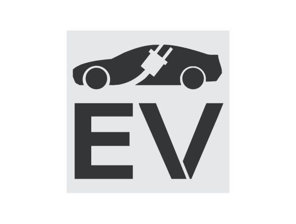 Car With Plug Stencil-Thumbnail