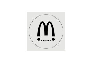 McDonalds Courier Delivery Stencil