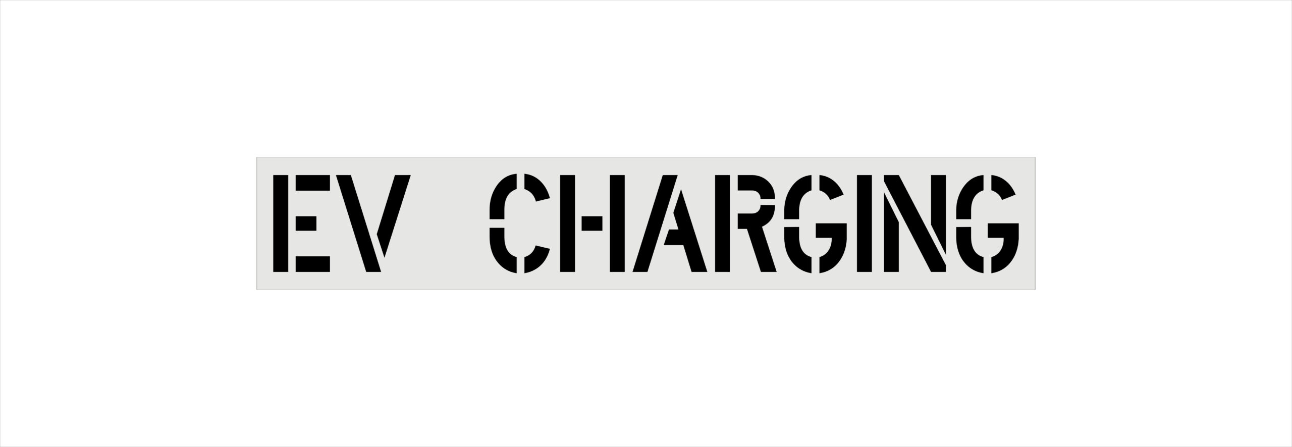12-Inch EV Charging Stencil