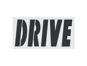 McDonalds 34-Inch DRIVE Stencil-Thumbnail