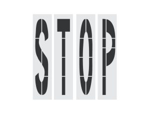 Walmart 96-Inch Stop Stencil-Thumbnail
