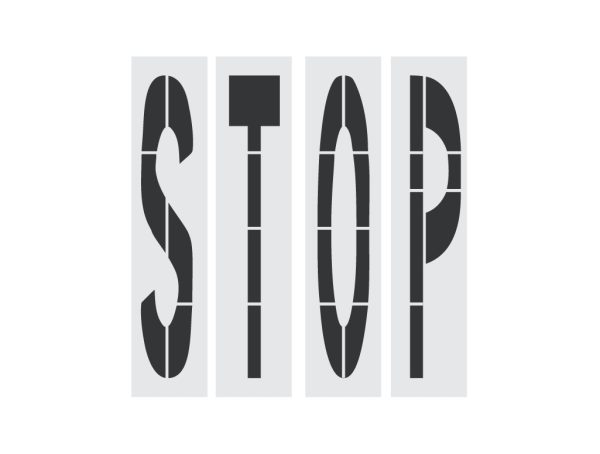 Walmart 96-Inch Stop Stencil-Thumbnail