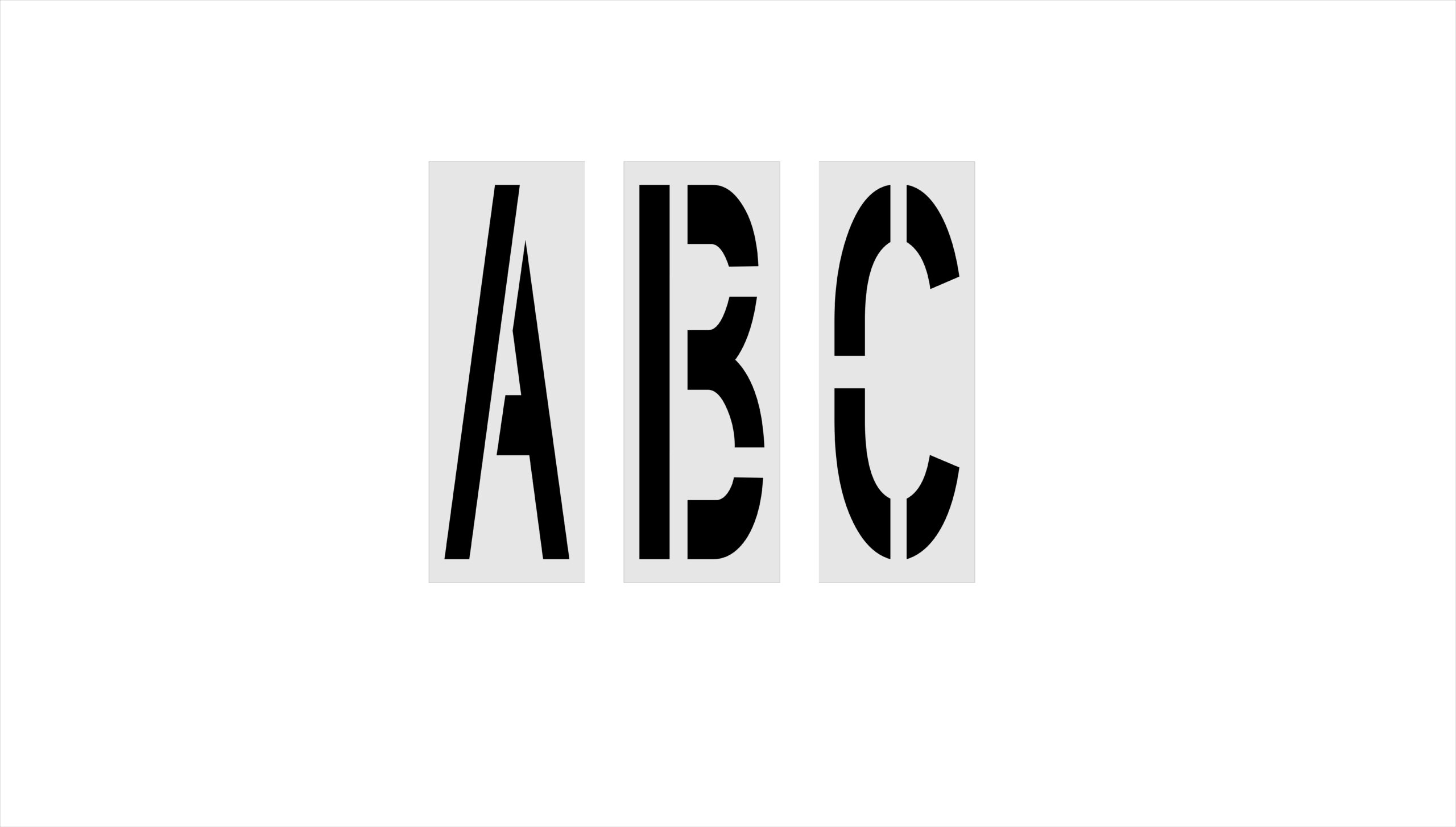 48-Inch Alphabet Kit