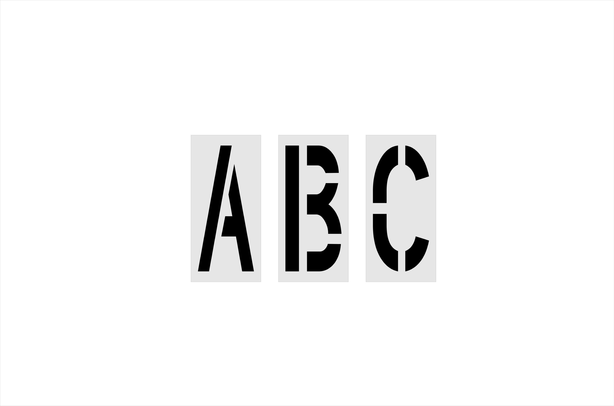 36-Inch Alphabet Kit