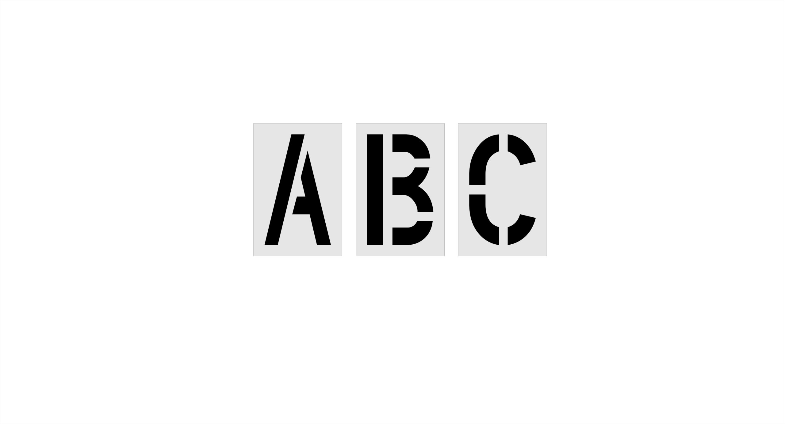 20-Inch Alphabet Kit