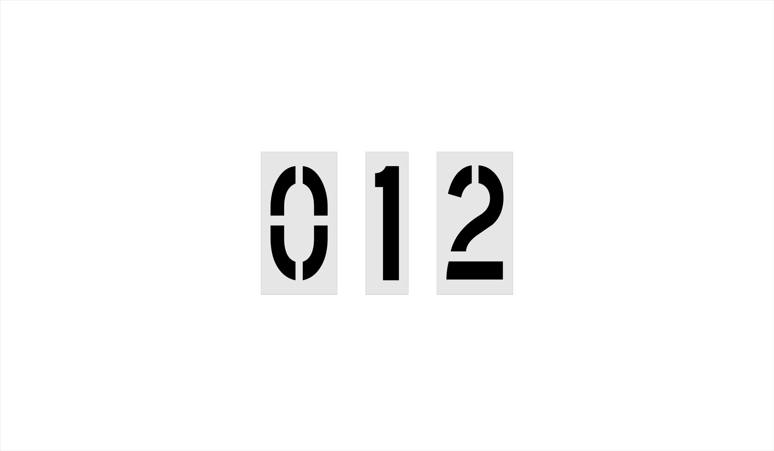 36-Inch Number Kit
