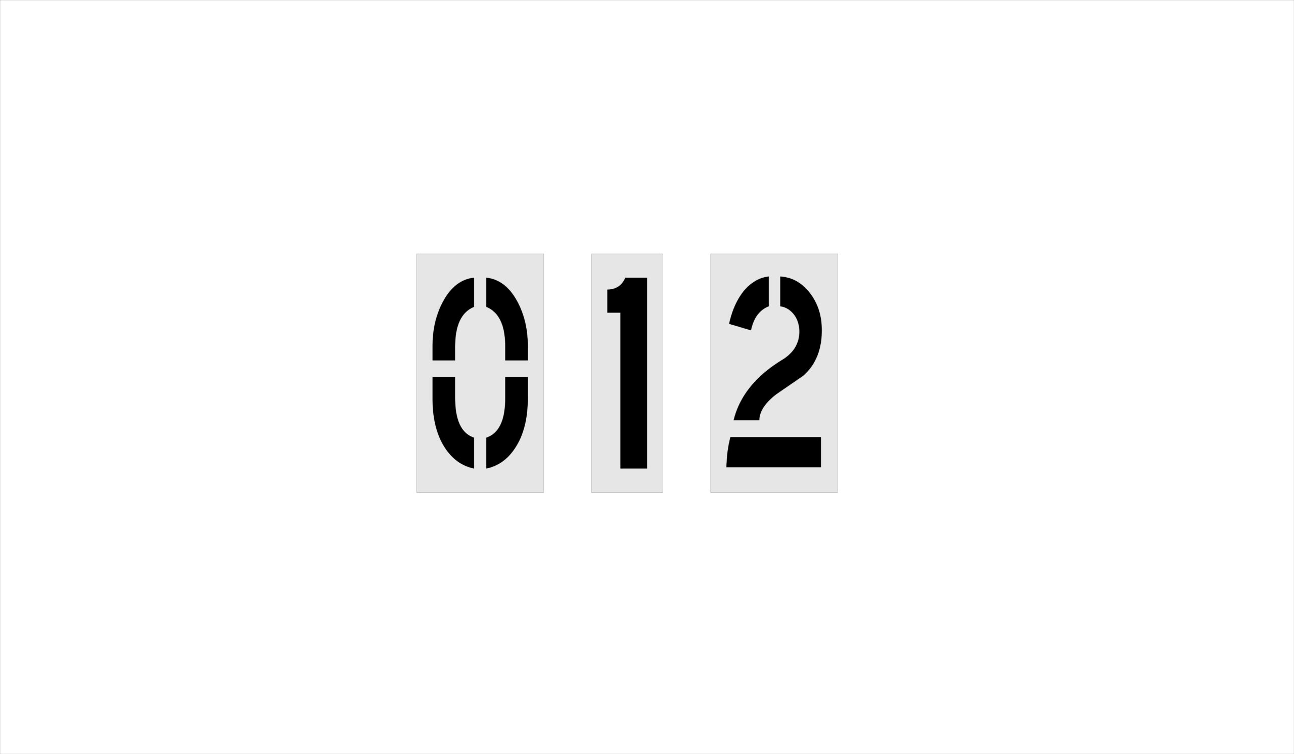 24-Inch Number Kit