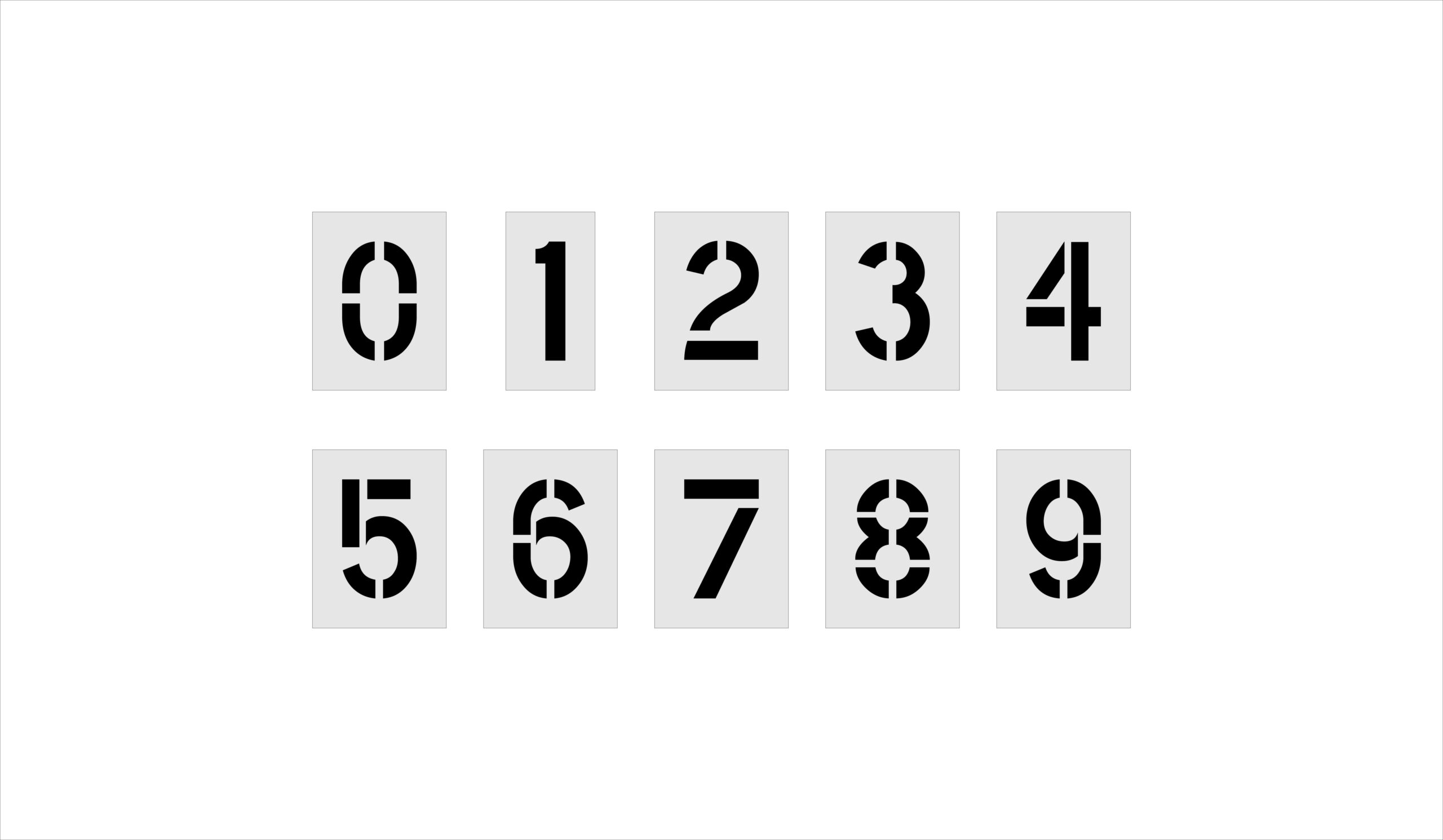 8-Inch Number Kit - Image 2