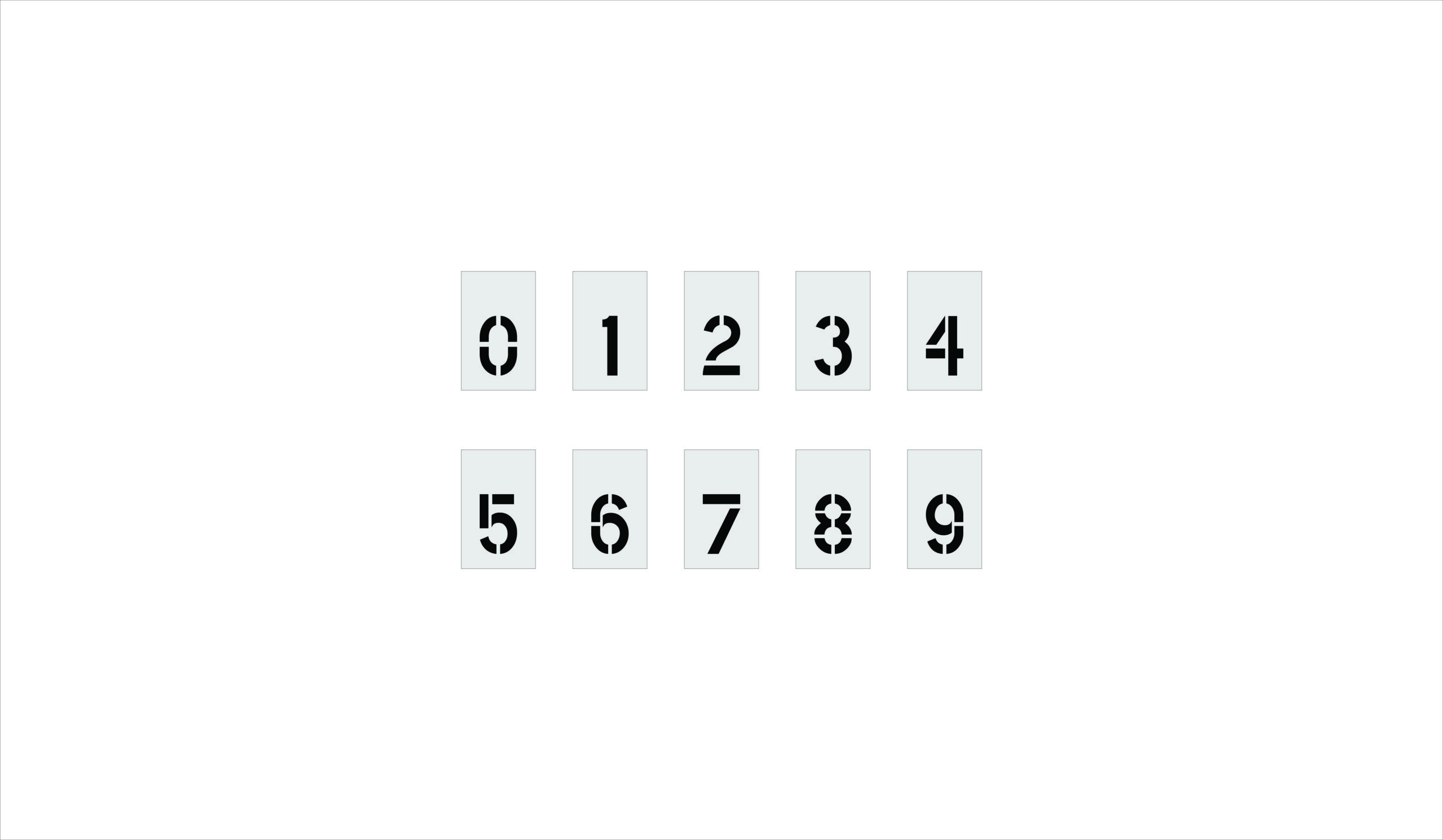 4-Inch Number Kit - Image 2