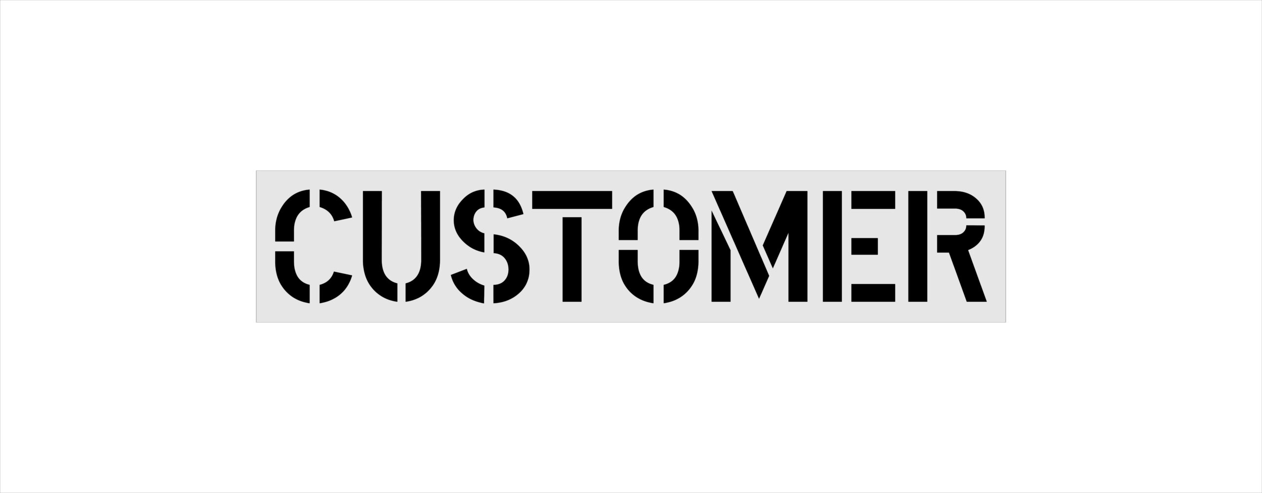 12-Inch Customer Stencil