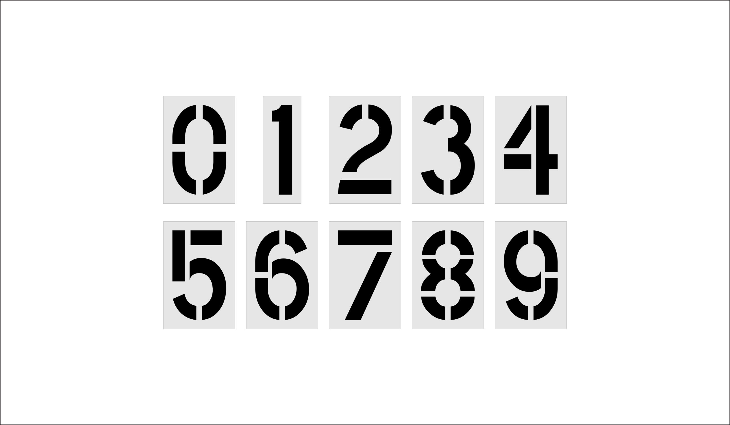 20-Inch Number Kit - Image 2