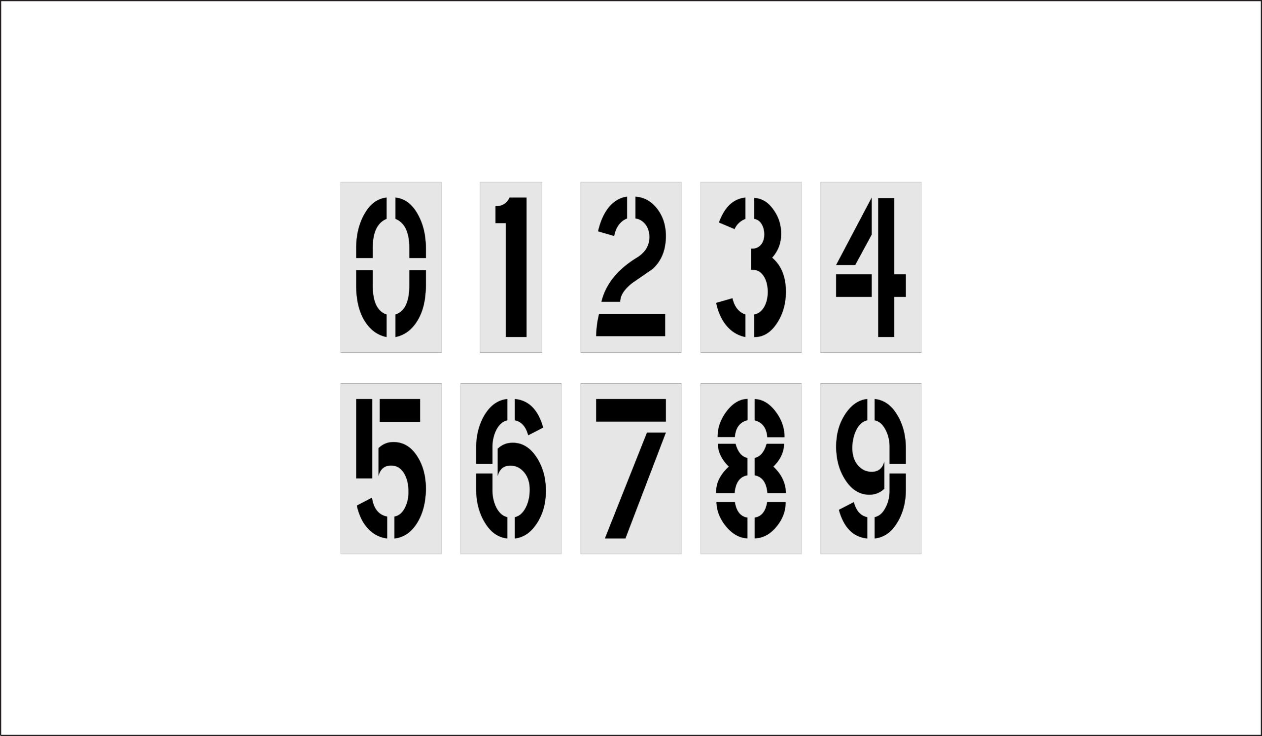 18-Inch Number Kit - Image 2