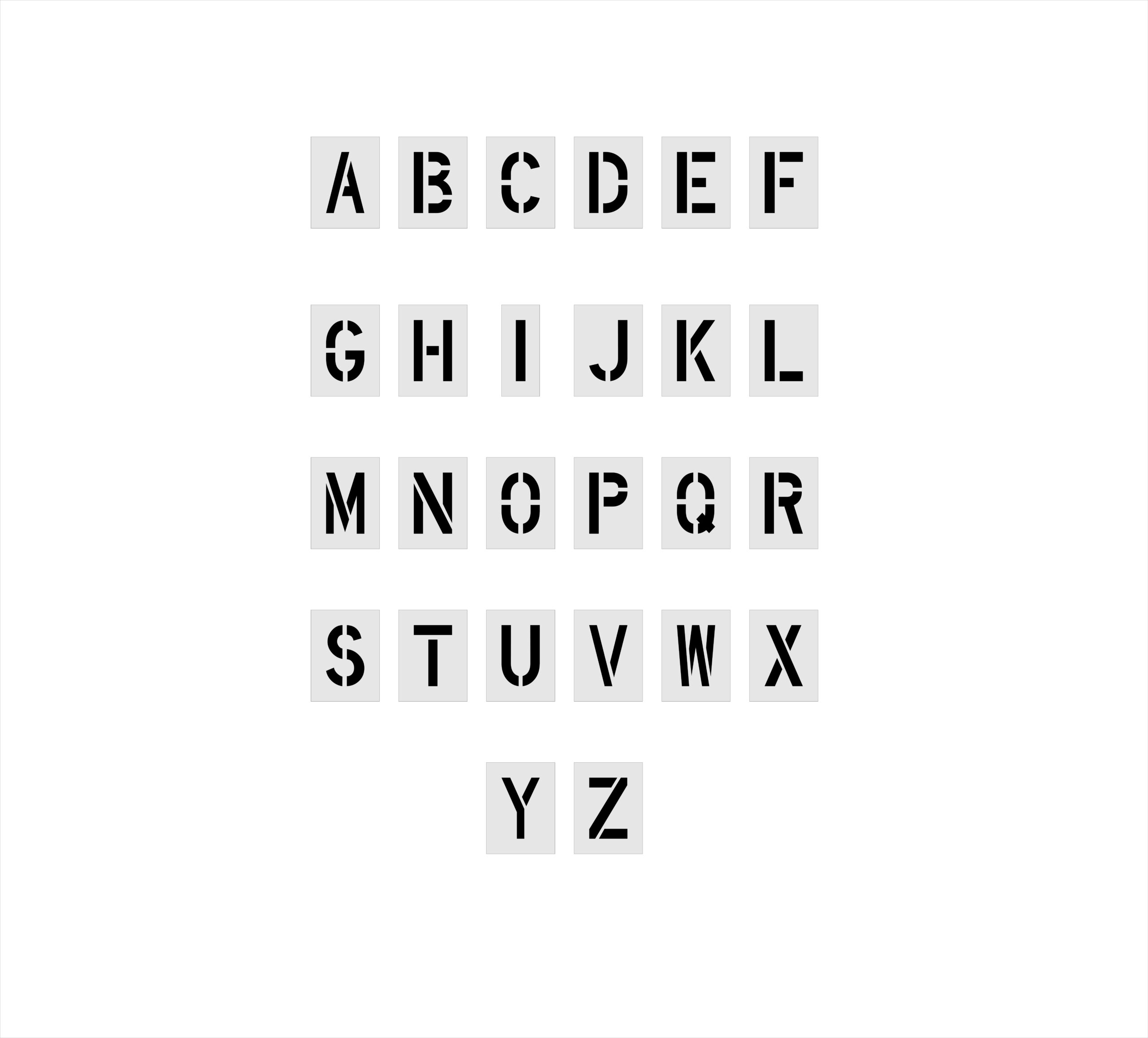 8-Inch Alphabet Kit - Image 2