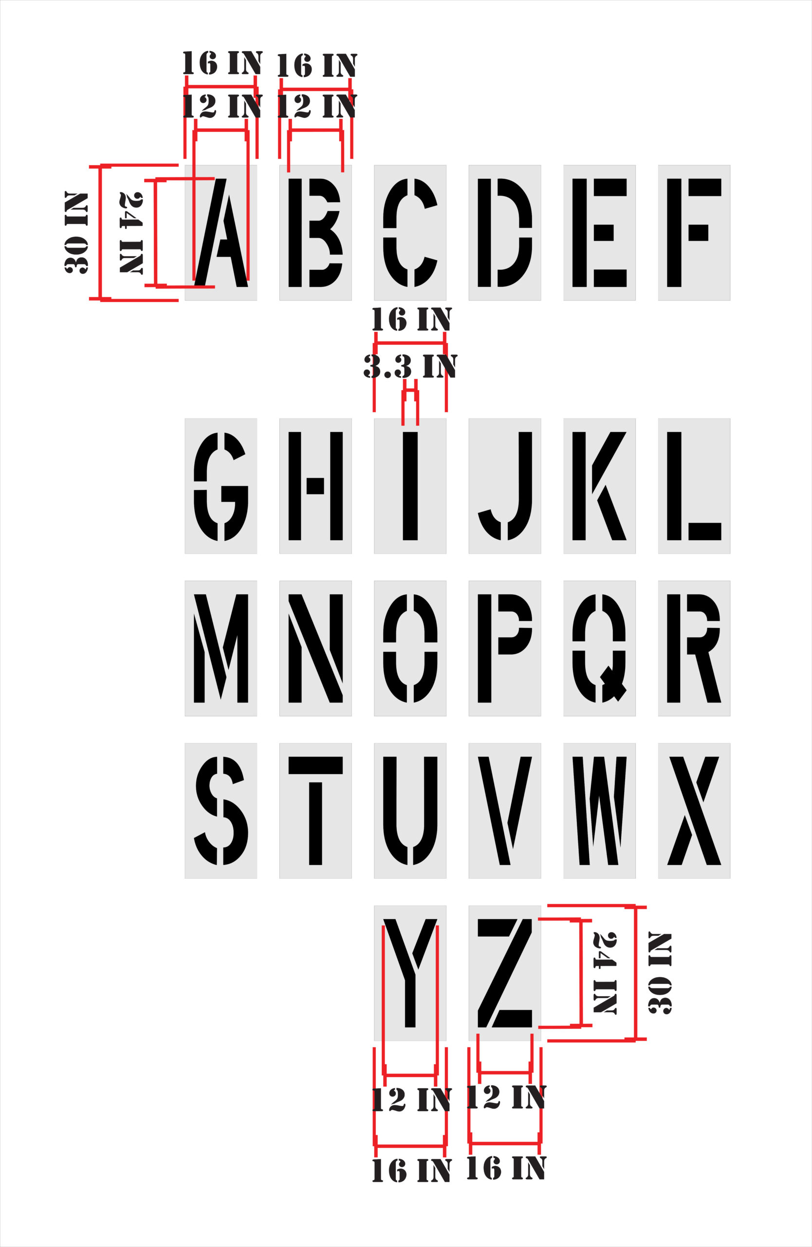 24-Inch Alphabet Kit - Image 3
