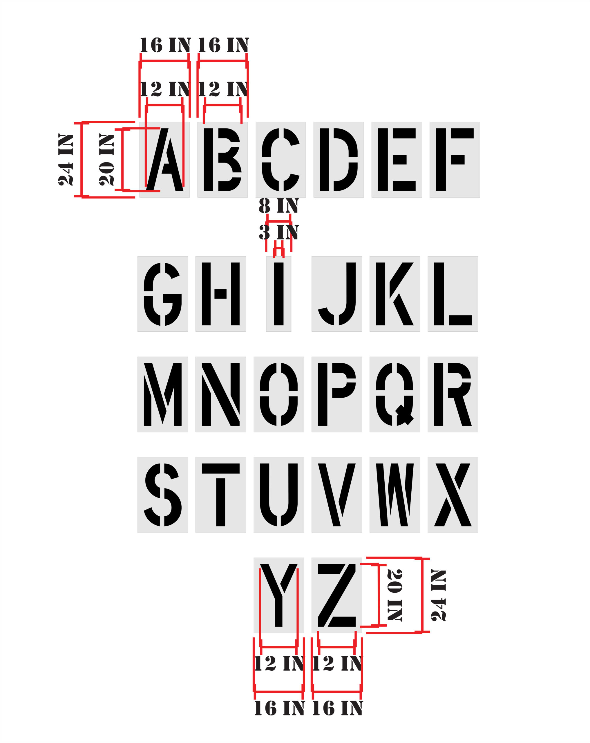 20-Inch Alphabet Kit - Image 3