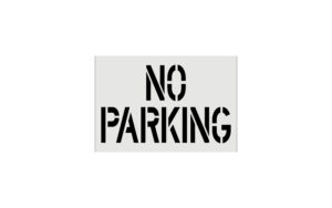 No Parking For 5 Foot ADA Hashout