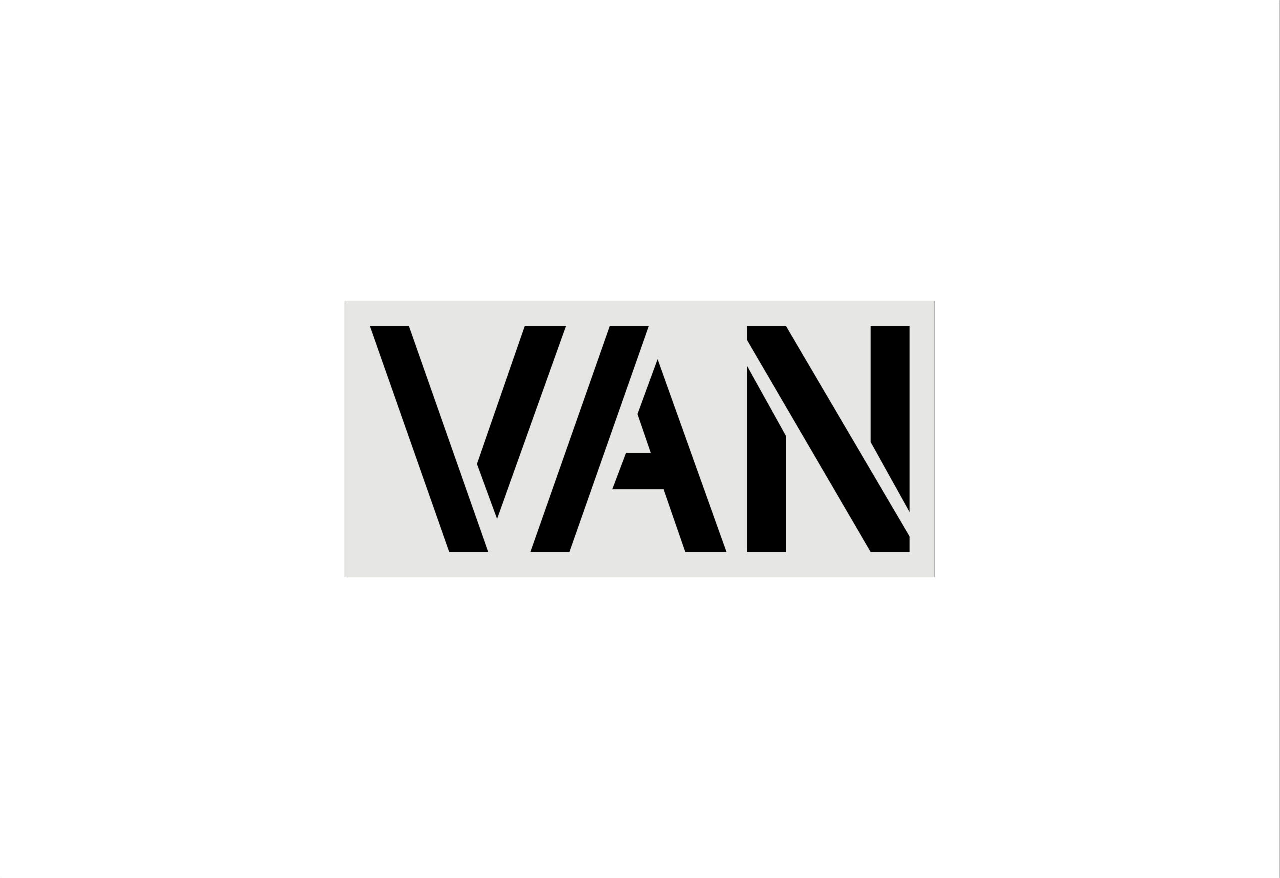 18-Inch Van Stencil