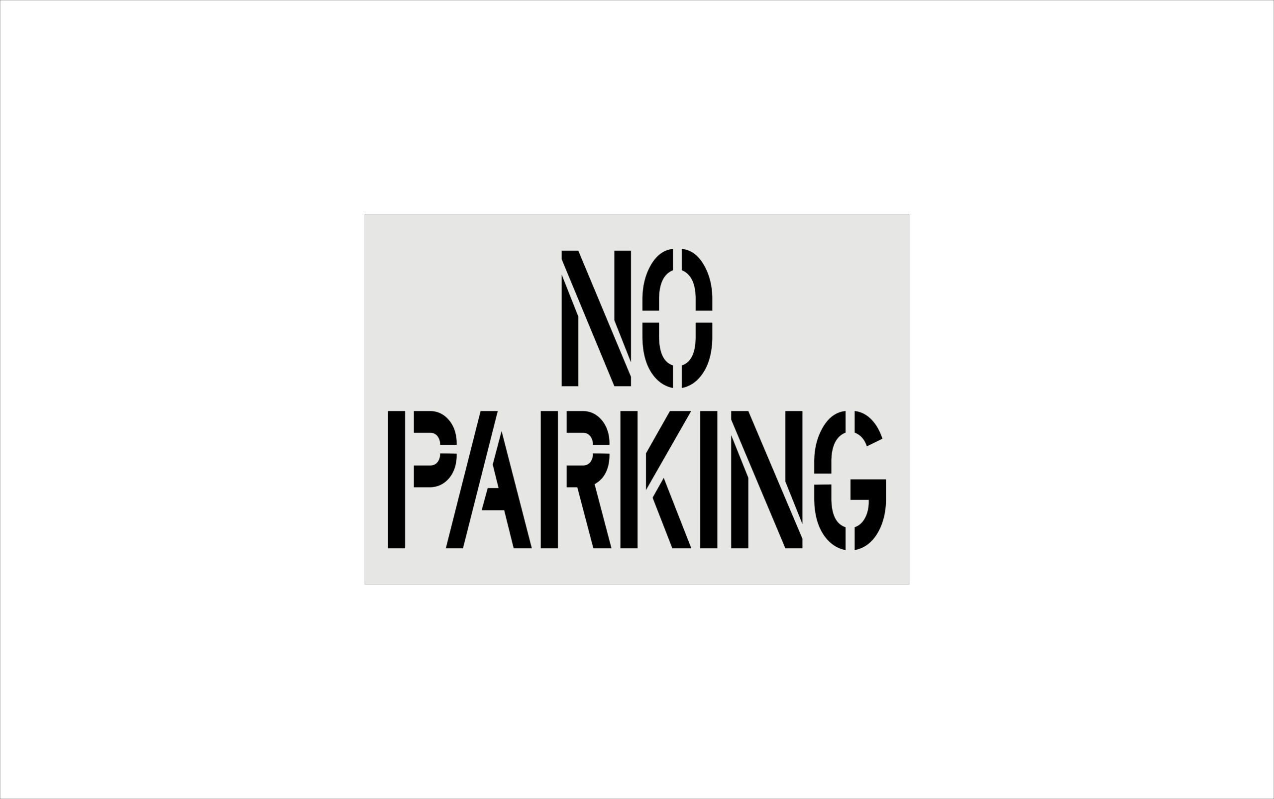 No Parking For 5 Foot ADA Hashout