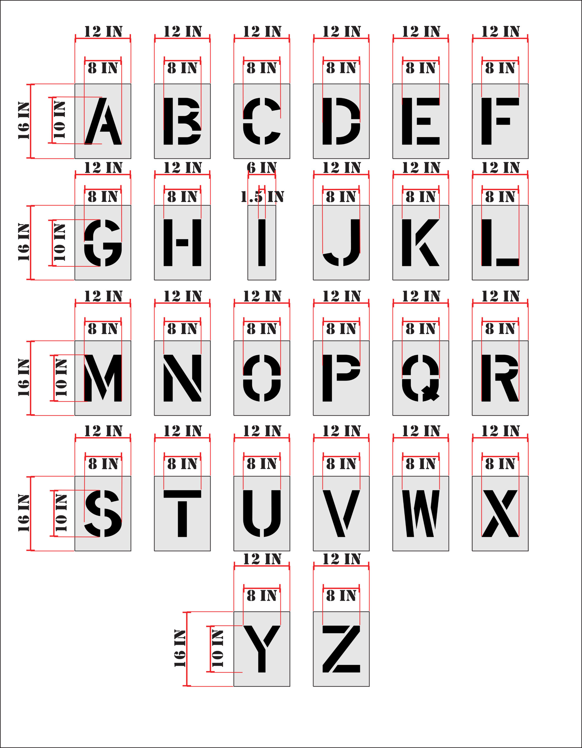 10-Inch Alphabet Kit - Image 3