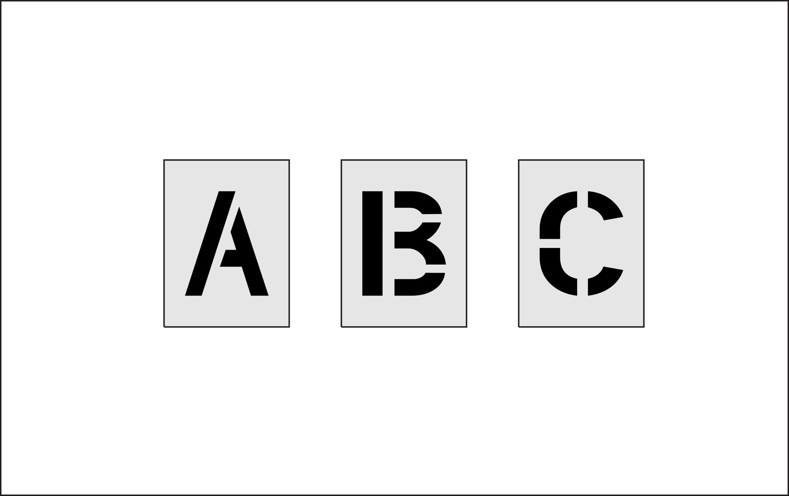 10-Inch Alphabet Kit