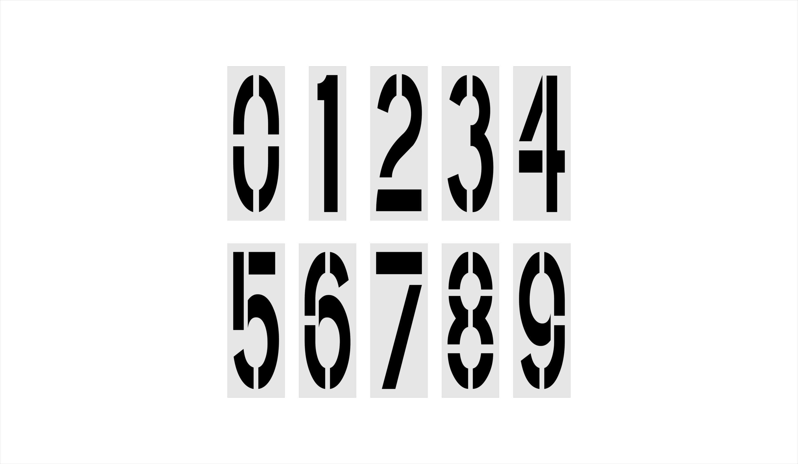 48-Inch Number Kit - Image 2