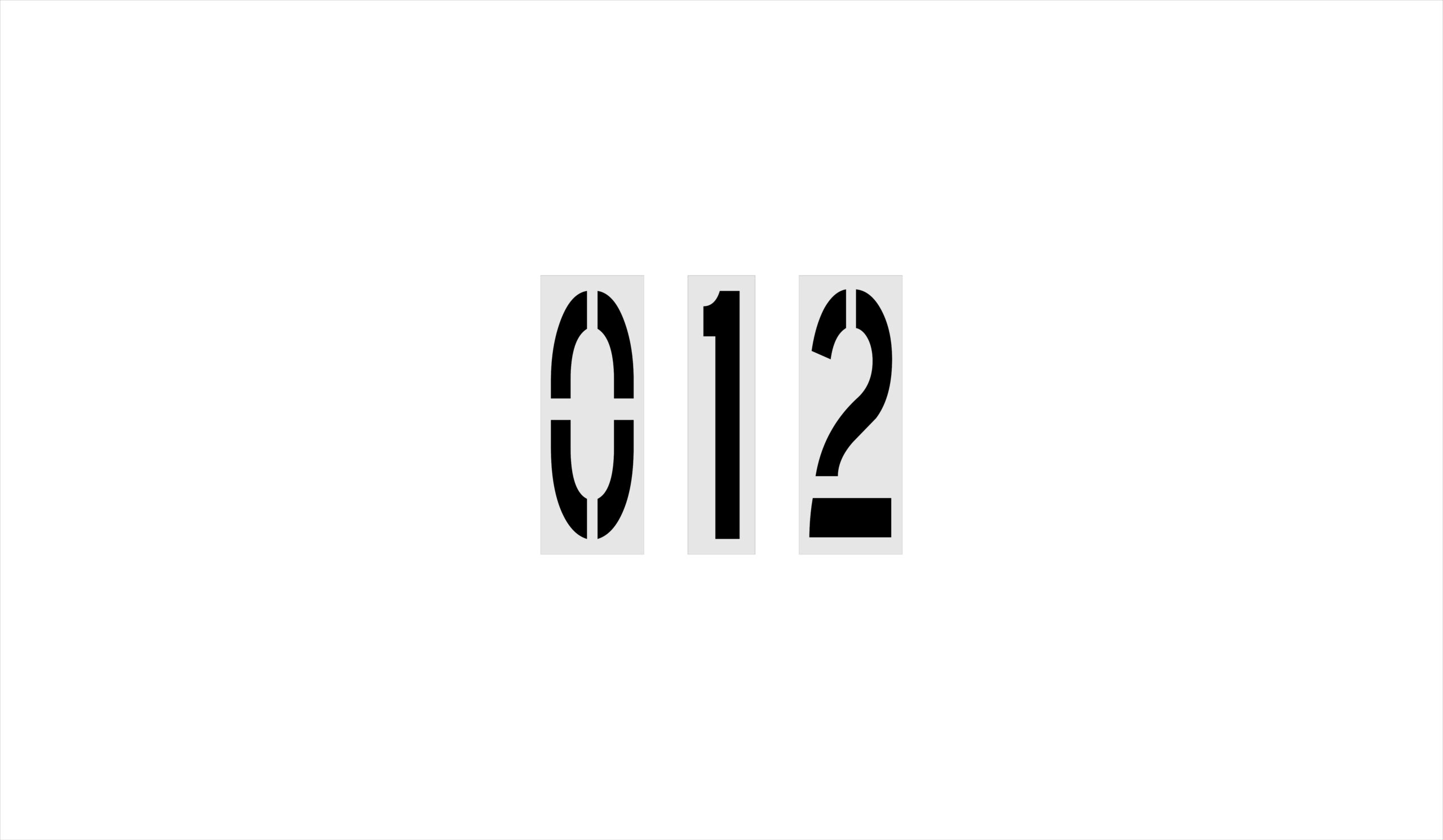 48-Inch Number Kit