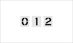 10-Inch Number Kit