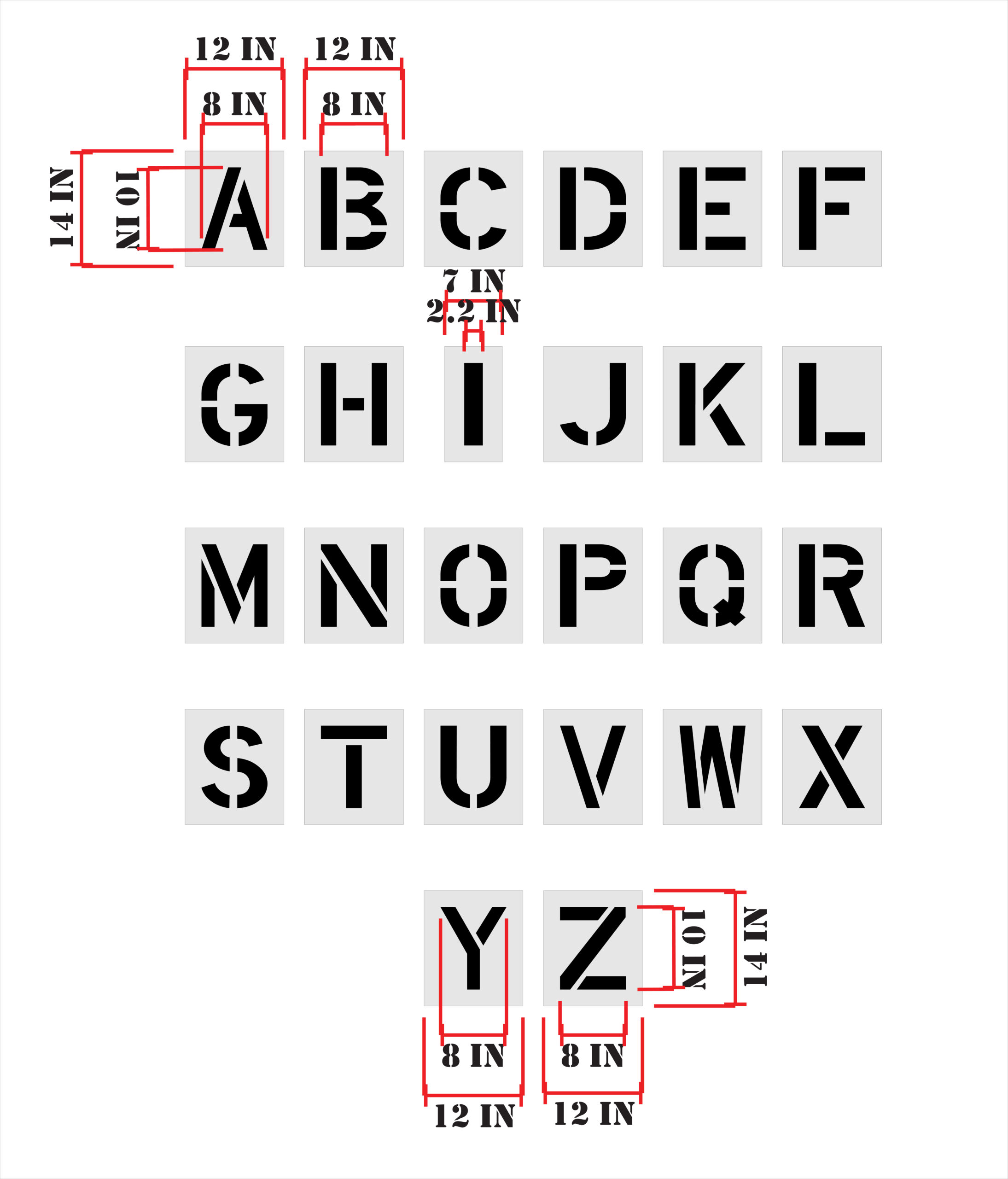 10-Inch Alphabet Kit - Image 3