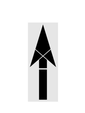 114'' FHWA DOT Straight Arrow