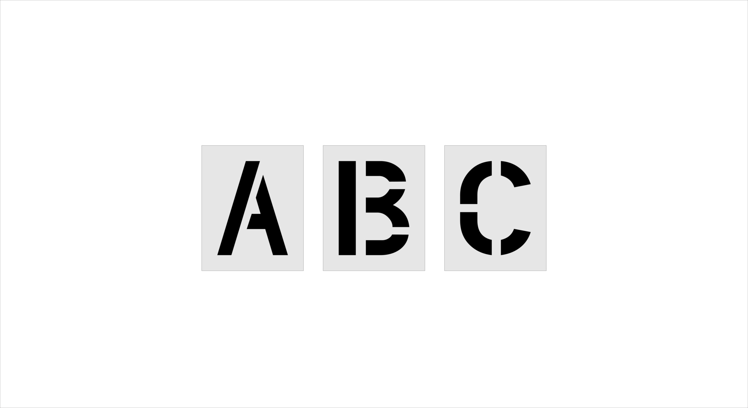 12-Inch Alphabet Kit