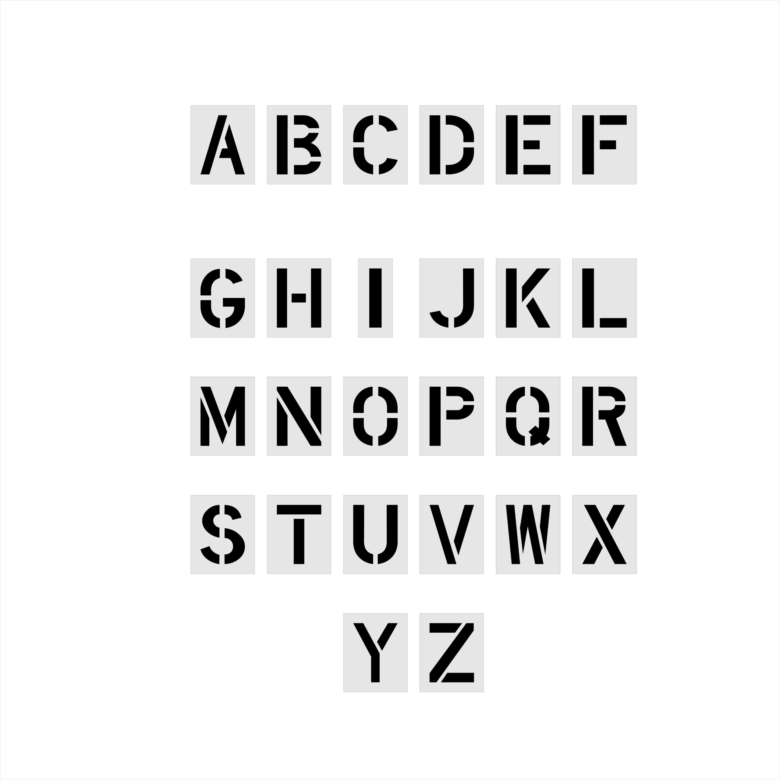 12-Inch Alphabet Kit - Image 2