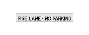 4" Fire Lane - No Parking