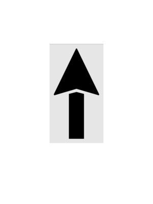 42" x 21" Straight Arrow